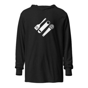 Hooded long-sleeve tee
